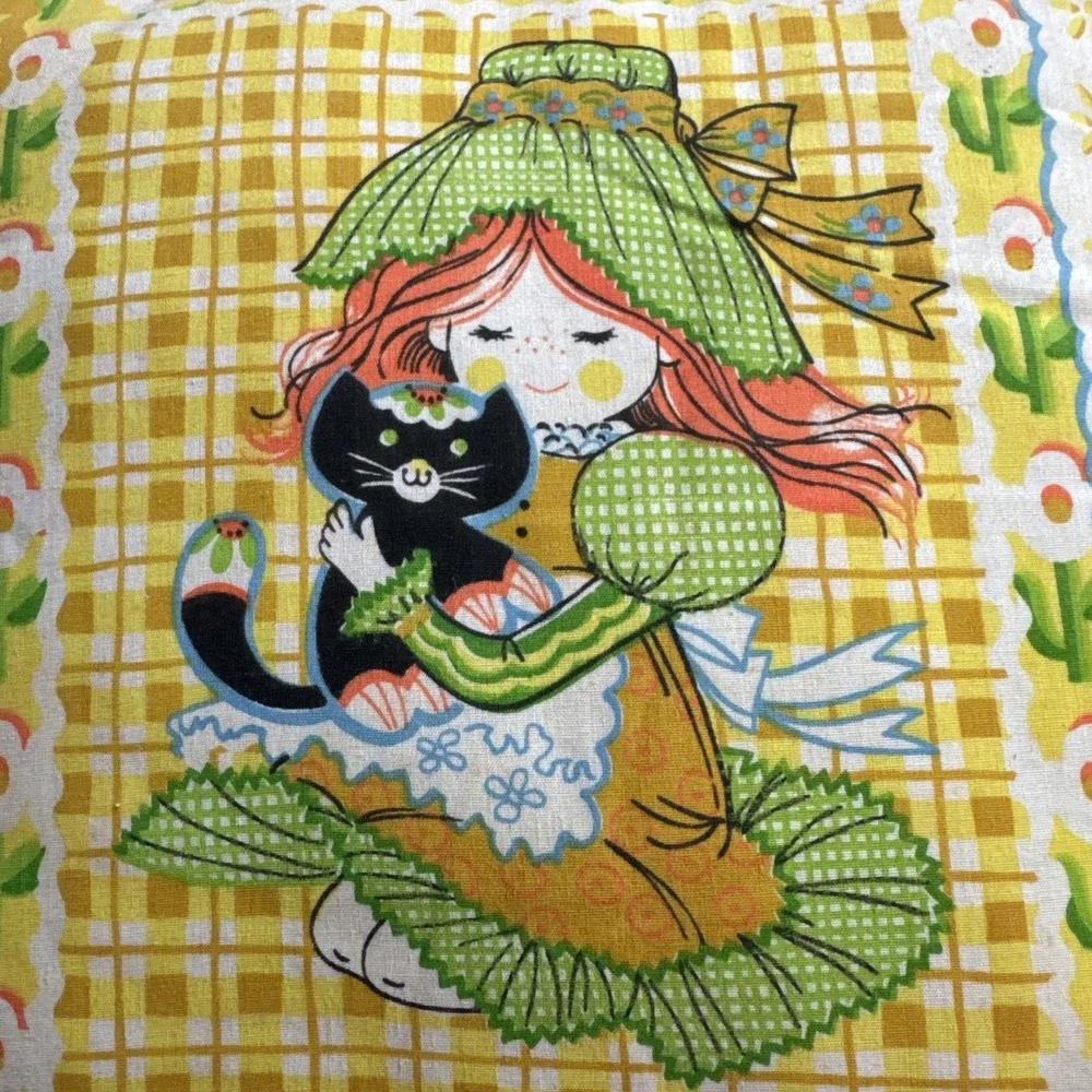 Vtg Sears Katie's Patchwork Pillow Featured in Stranger Things MCM